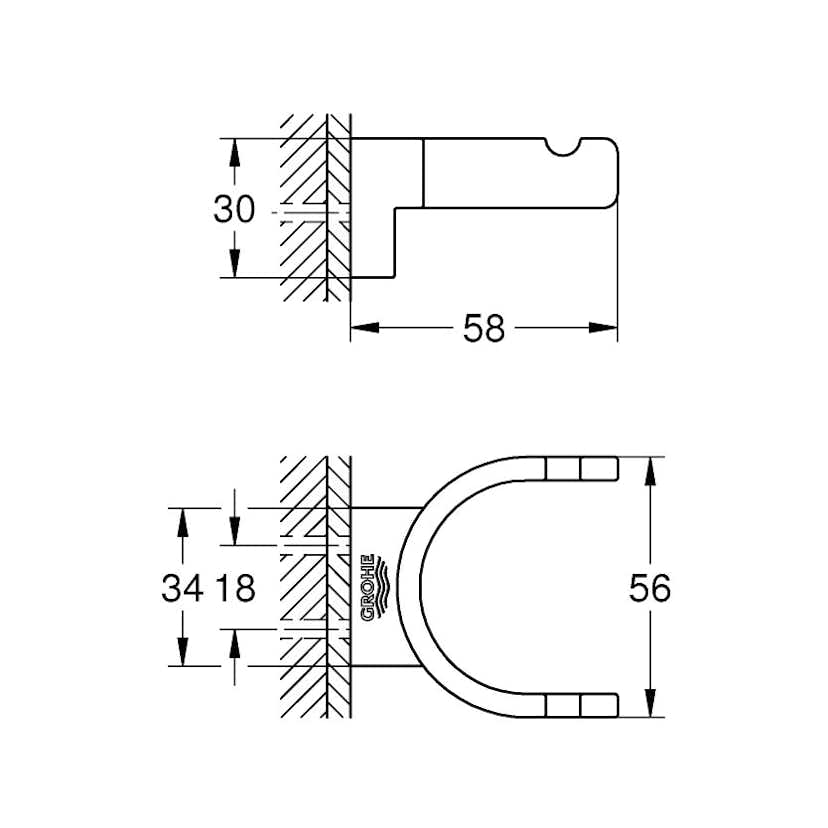 Handdukskrok Grohe Selection 41049