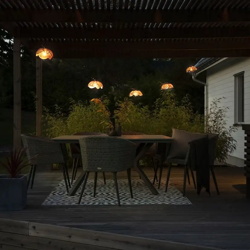 Tilläggsslinga Gnosjö Konstsmide Blomma E27 10 Amb LED