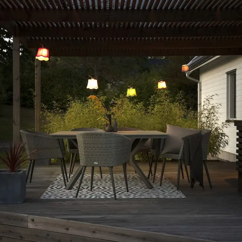 Tilläggsslinga Gnosjö Konstsmide Lampskärmar E27 10 Amb LED