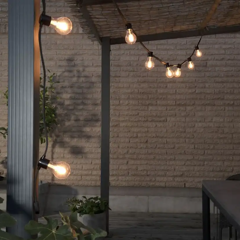 Tilläggsslinga Gnosjö Konstsmide 4147-800 E27 10 LED Utbytbar