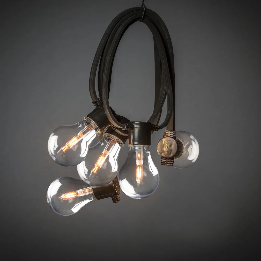 Tilläggsslinga Gnosjö Konstsmide 4147-800 E27 10 LED Utbytbar