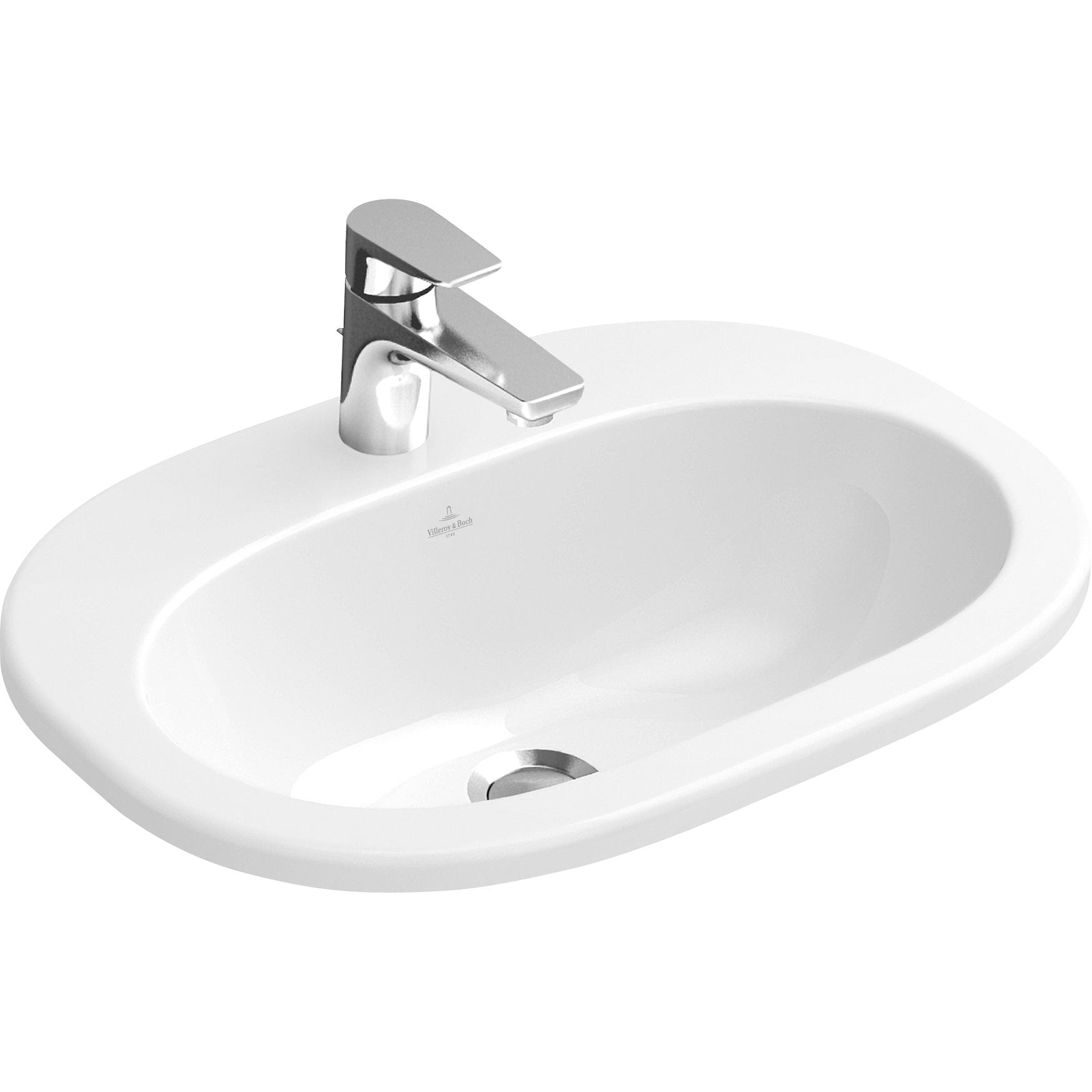 Tvättställ Villeroy & Boch O.novo Inbyggt 560 mm