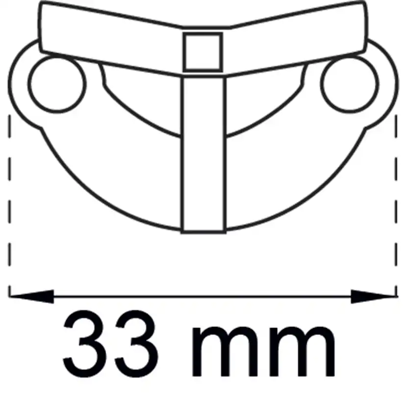 Fönsterlåshake Habo 280