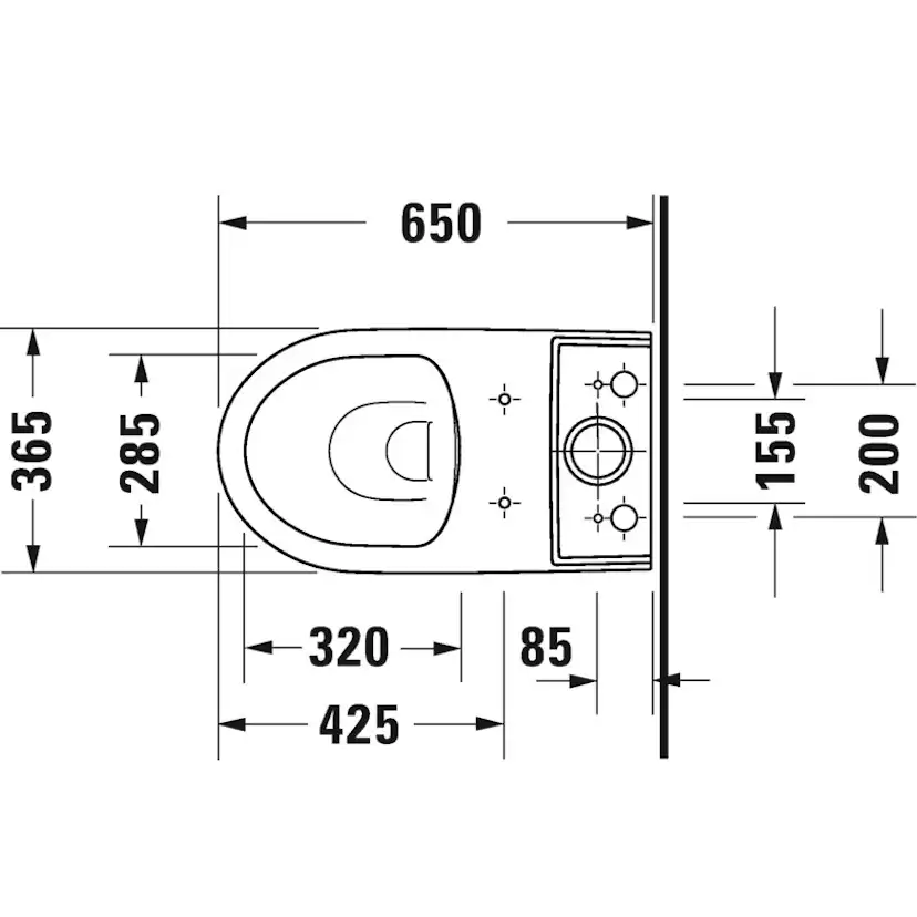 Toalettstol Duravit No.1 med Mjukstängande Hårdsits
