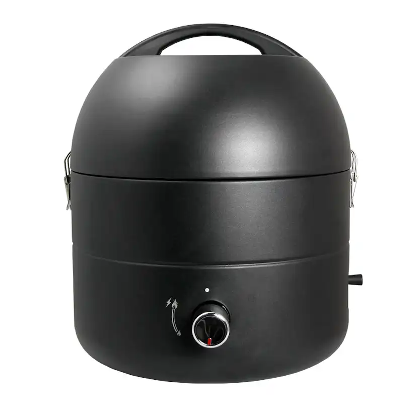 Portabel Gasolgrill Smart Living i Rostfritt Stål med Lock