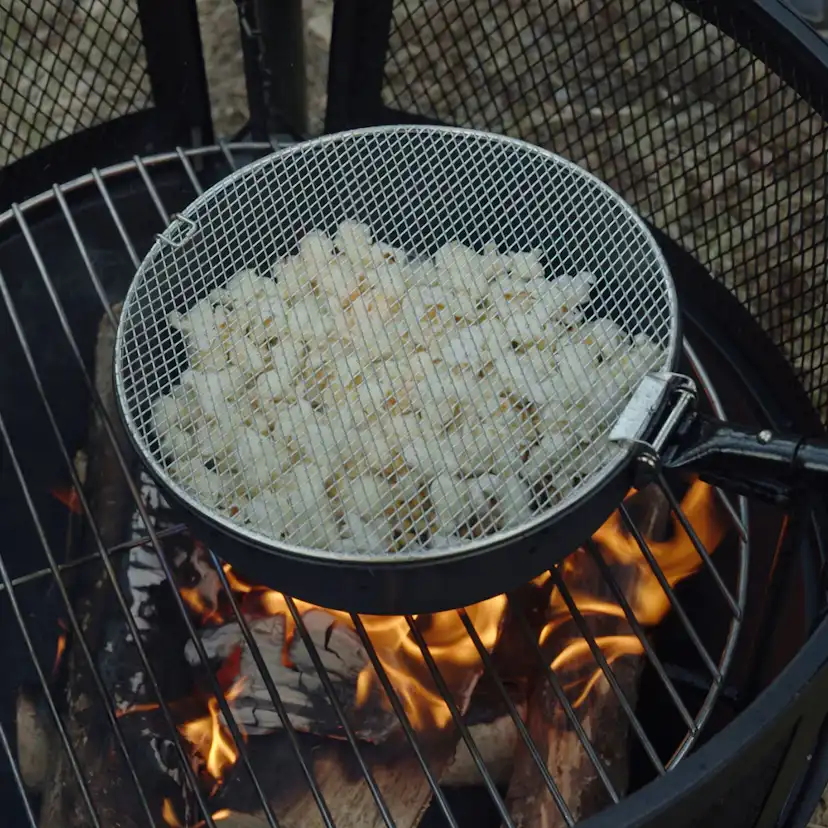 Popcorngryta Sunwind För Bålpanna eller Öppen Eld