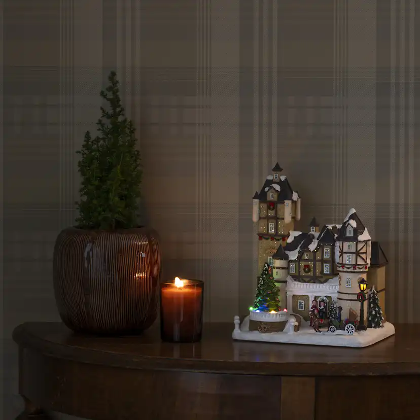 Julby Gnosjö Konstsmide Fiberoptiskt Hus 6 LED