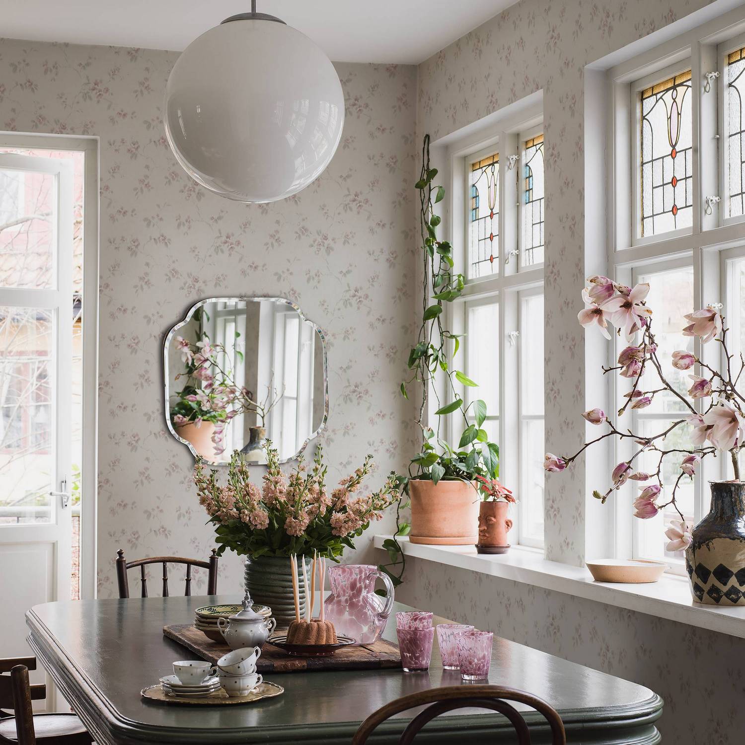 Tapet Boråstapeter Vintage Rose 4257