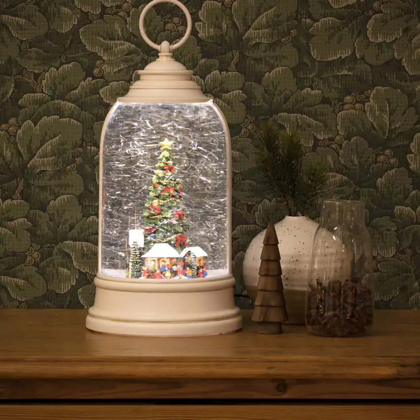 Lykta Gnosjö Konstsmide B/O Vattenfylld Julmarknad