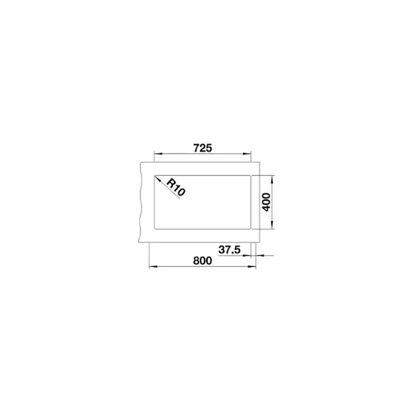 Diskho Blanco Subline 430/270 Silgranit Infino