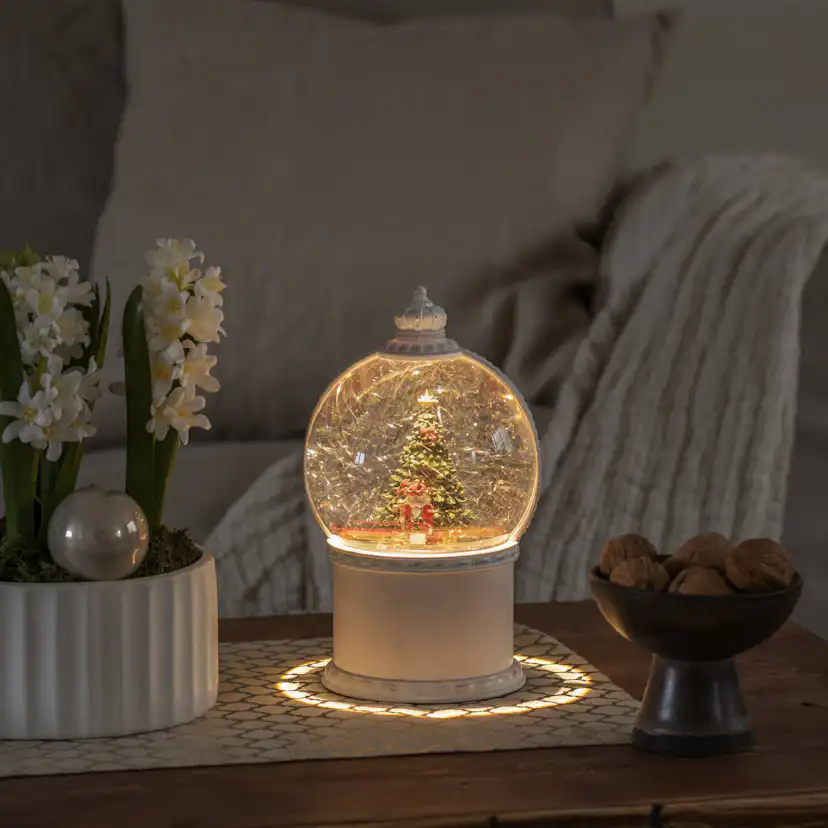 Lykta Gnosjö Konstsmide B/O Vattenfylld Tomte & Gran