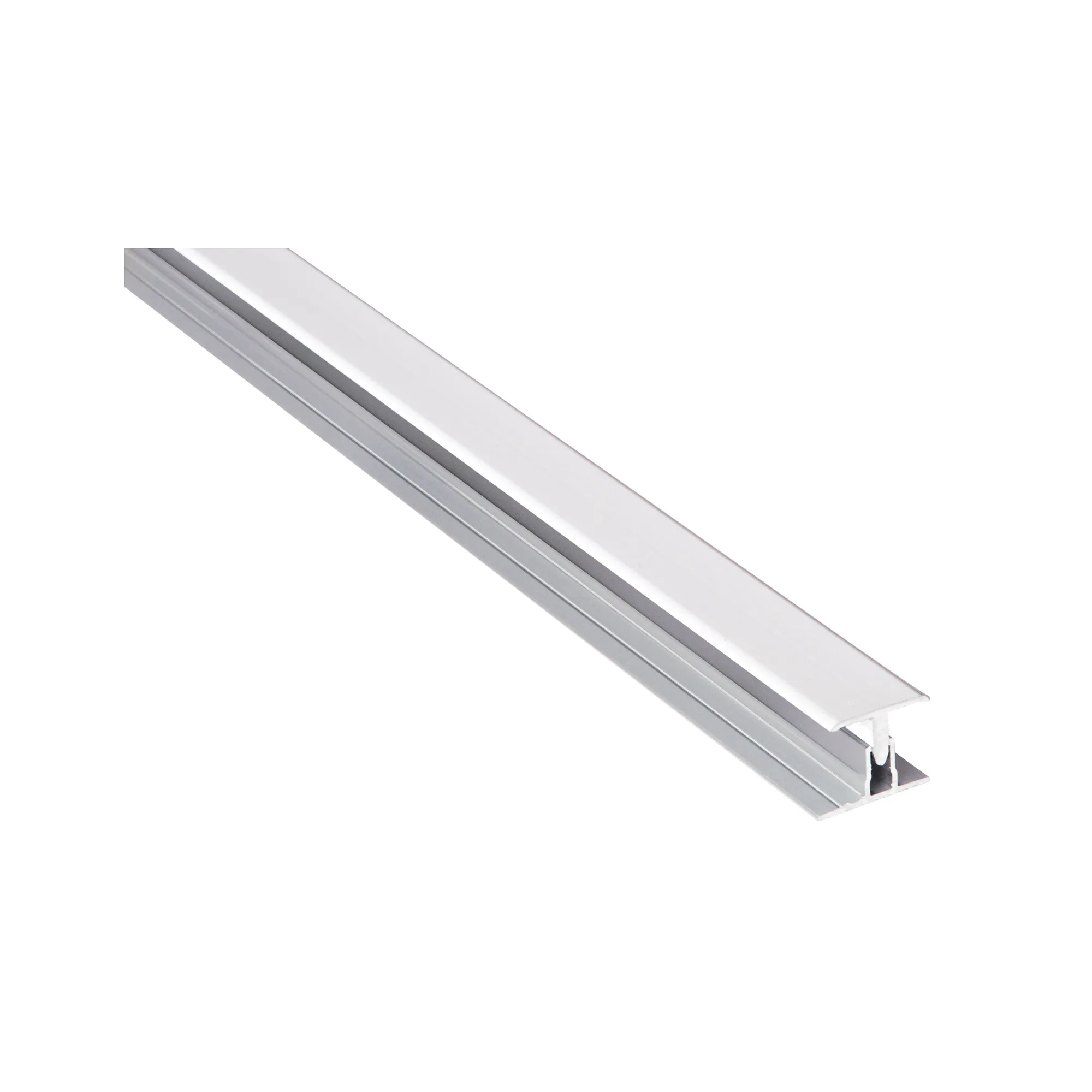 Foglist Fibo Aluminium 2-del skarv 2400 mm, Vit