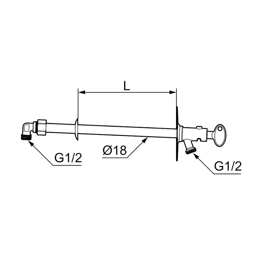Vattenutkastare FM Mattsson med Nyckel