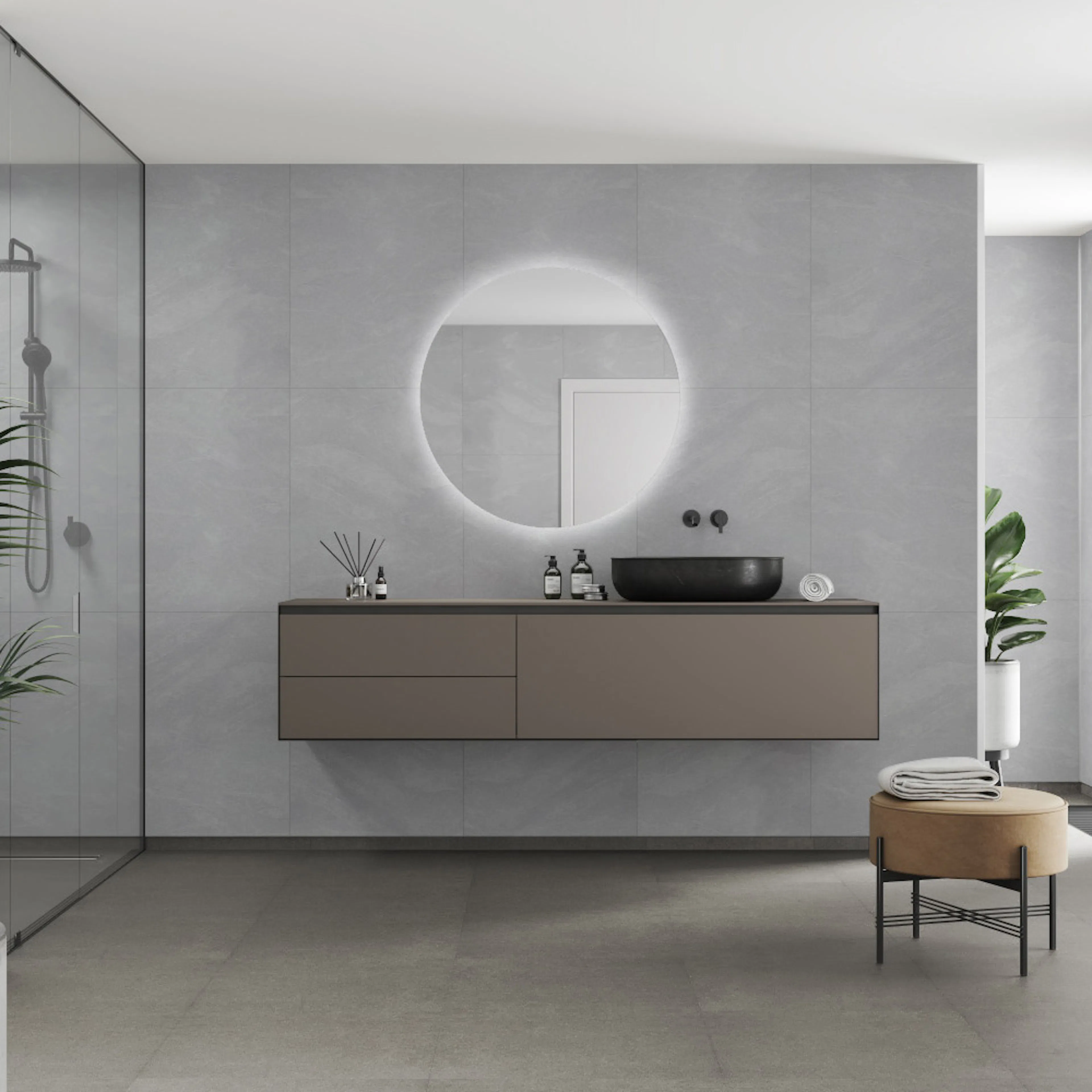 Våtrumsskiva Fibo 11x620x2400 Grey Slate 2035-M6080EM