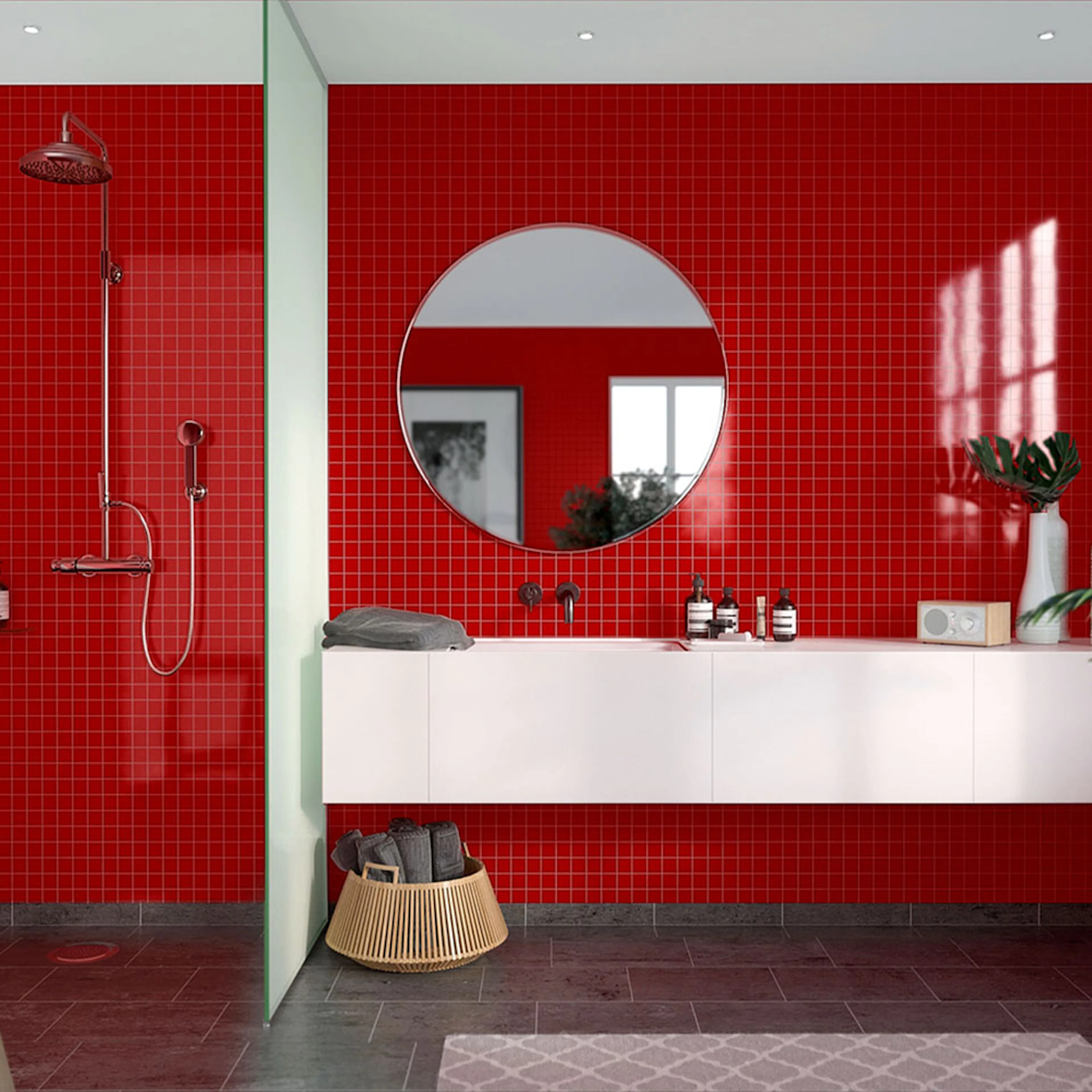 Våtrumsskiva Fibo Red 2101-M0303 HG