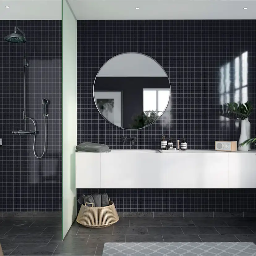 Våtrumsskiva Fibo New York Black 2124-M0303 HG