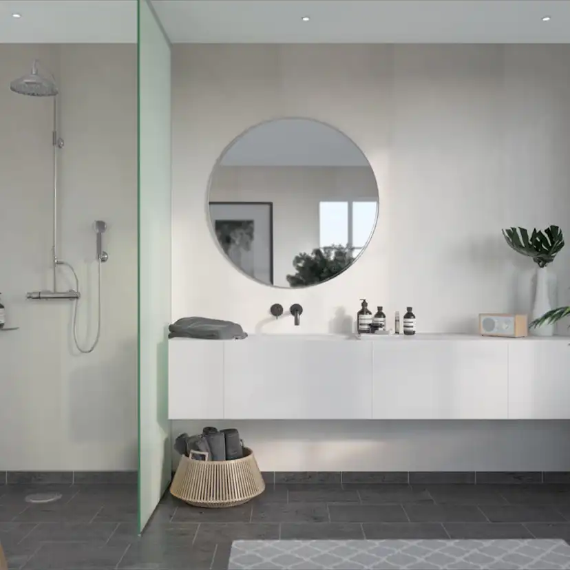 Våtrumsskiva Fibo Grey Cement 2145-L00 S