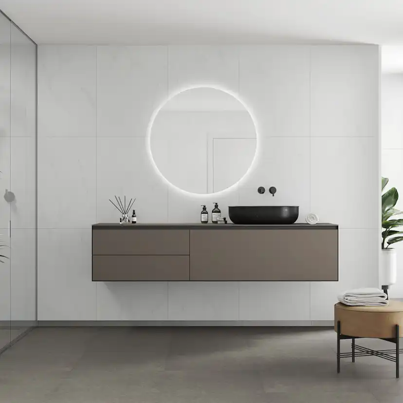 Våtrumsskiva Fibo 11x620x2400 Bianco Marble 2487-M6080S