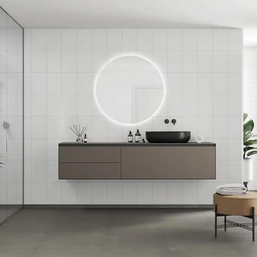 Våtrumsskiva Fibo Denver White 3091 M2030-HG