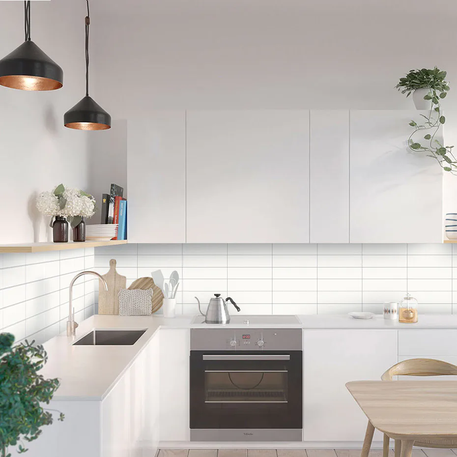 Stänkskyddsskiva Fibo Denver White 3091-KM3010 HG