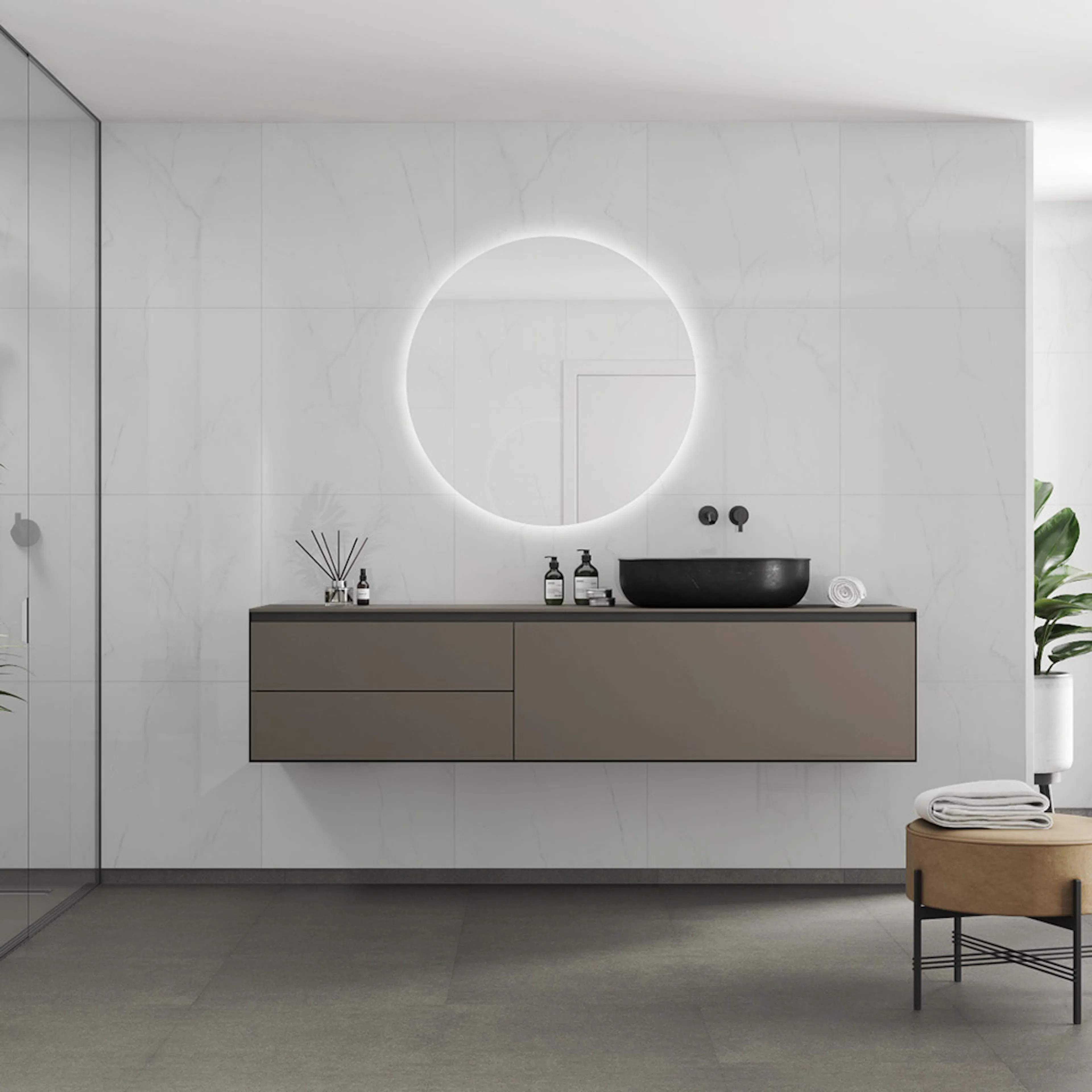 Våtrumsskiva Fibo 11x620x2400 Bright Marble 3487-M6060HG