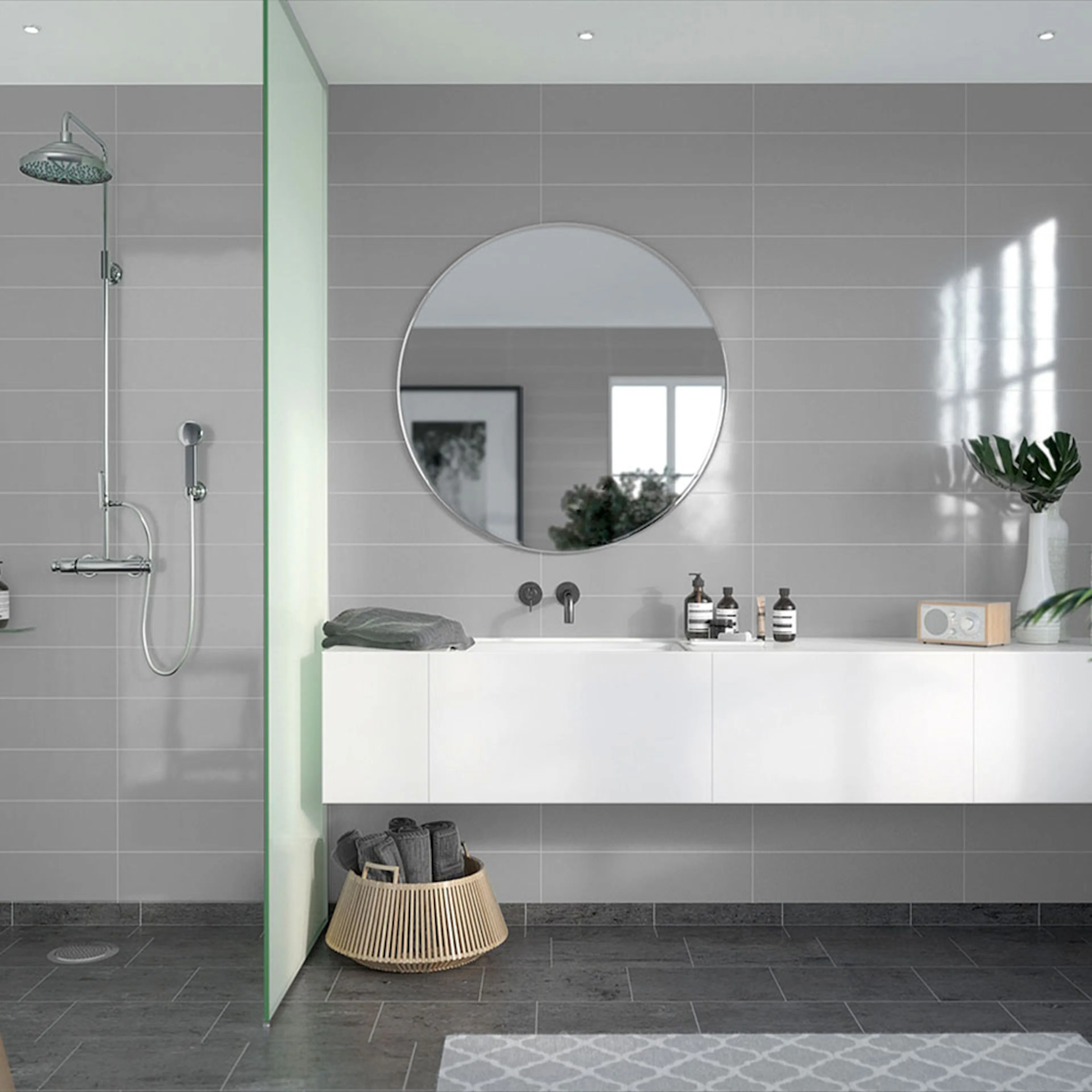 Våtrumsskiva Fibo Oslo 4063-M6015 HG