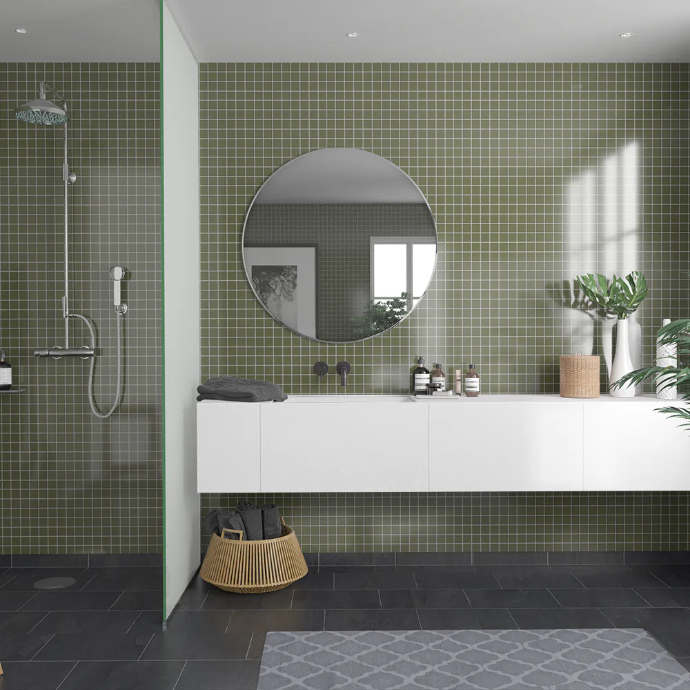 Våtrumsskiva Fibo Camo Green 5207-M0303 HG