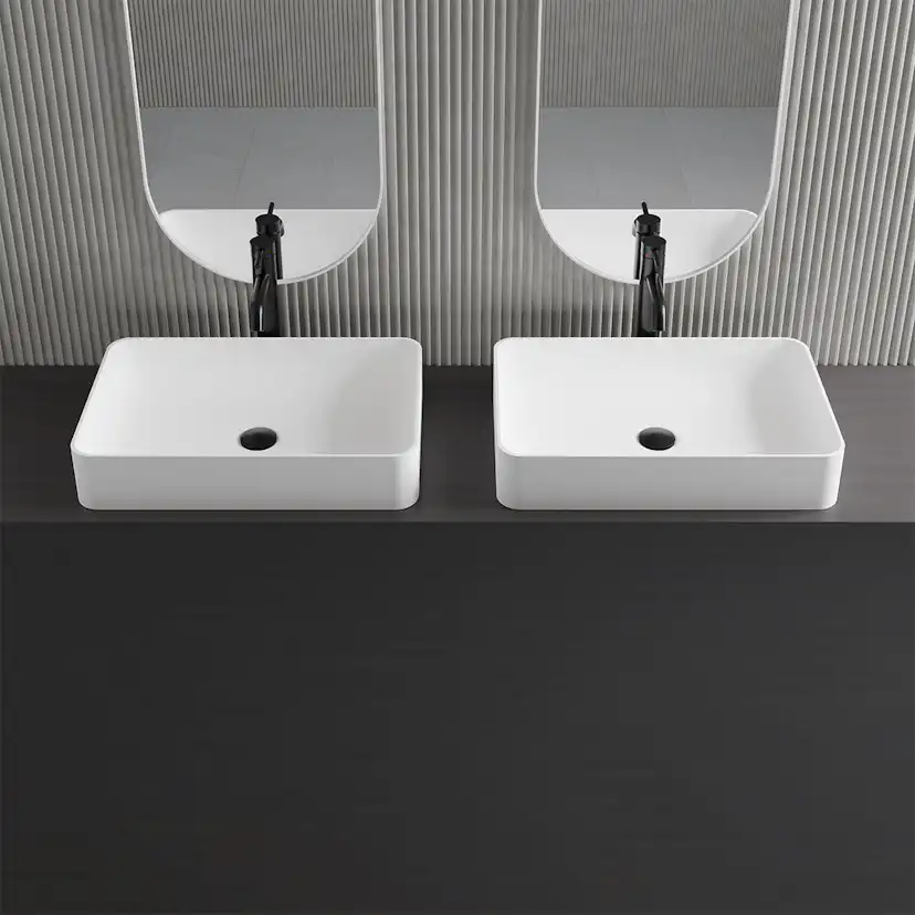 Tvättställsblandare Scandtap Steel Wave High