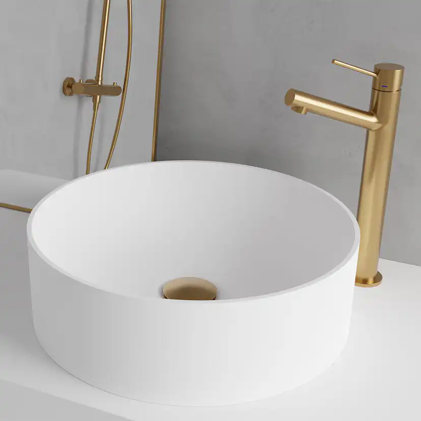 Tvättställsblandare Scandtap Steel Vector High