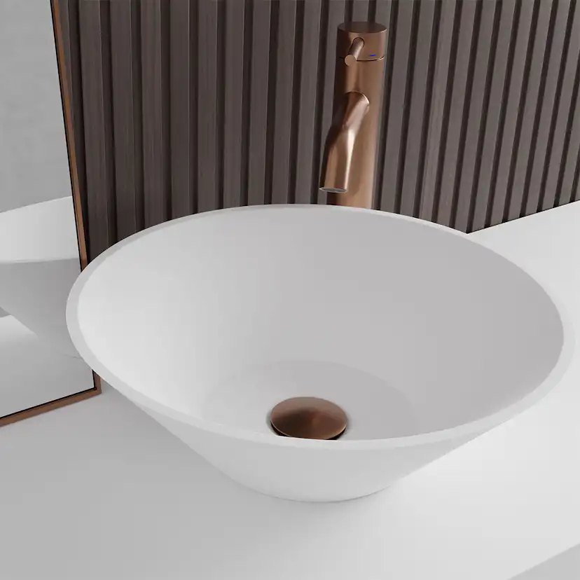 Tvättställsblandare Scandtap Steel Wave High