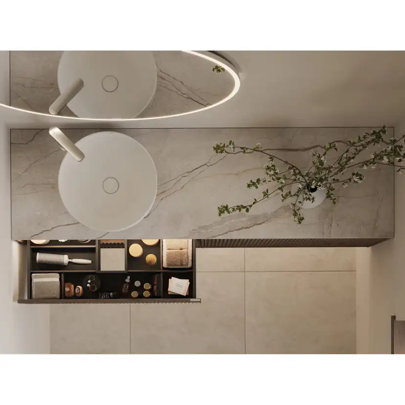 Spegel Svedbergs Hov Rund med LED och Touch