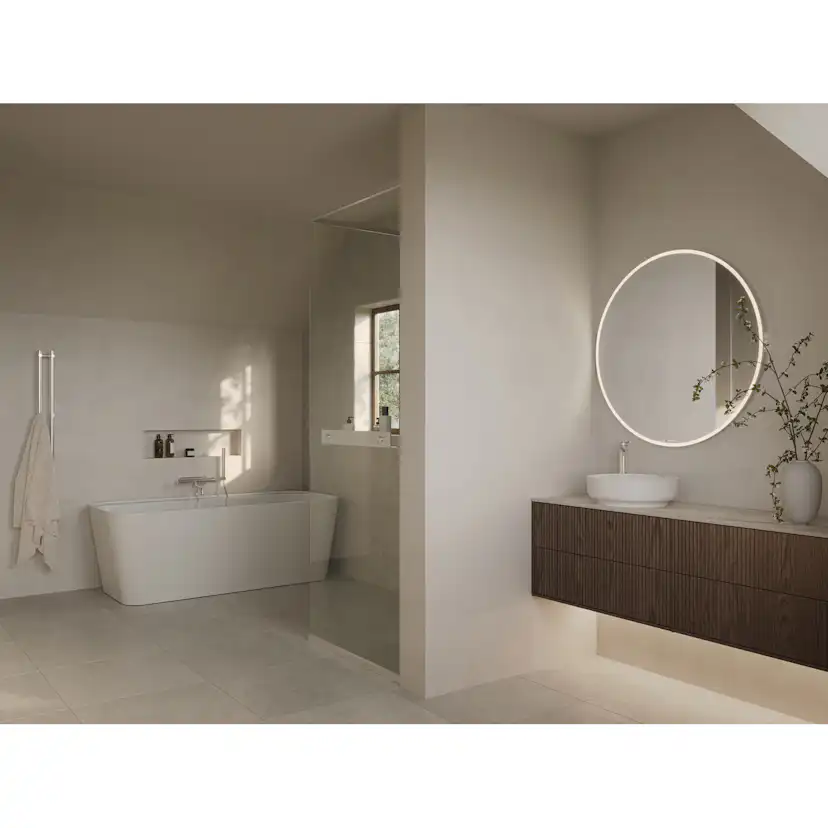 Spegel Svedbergs Hov Rund med LED och Touch