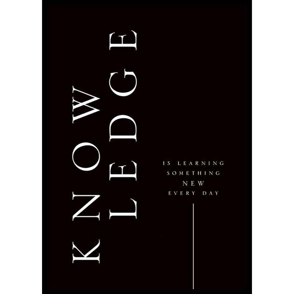 Poster Gallerix Knowledge