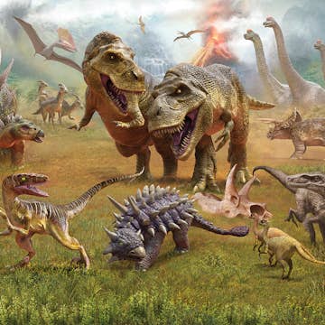 Tapet Walltastic Äventyr I Dinosauriernas Värld