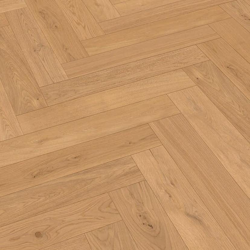 Härdat Trägolv Fiskben Meister Lindura HS 500 Classic Pure Oak 8928