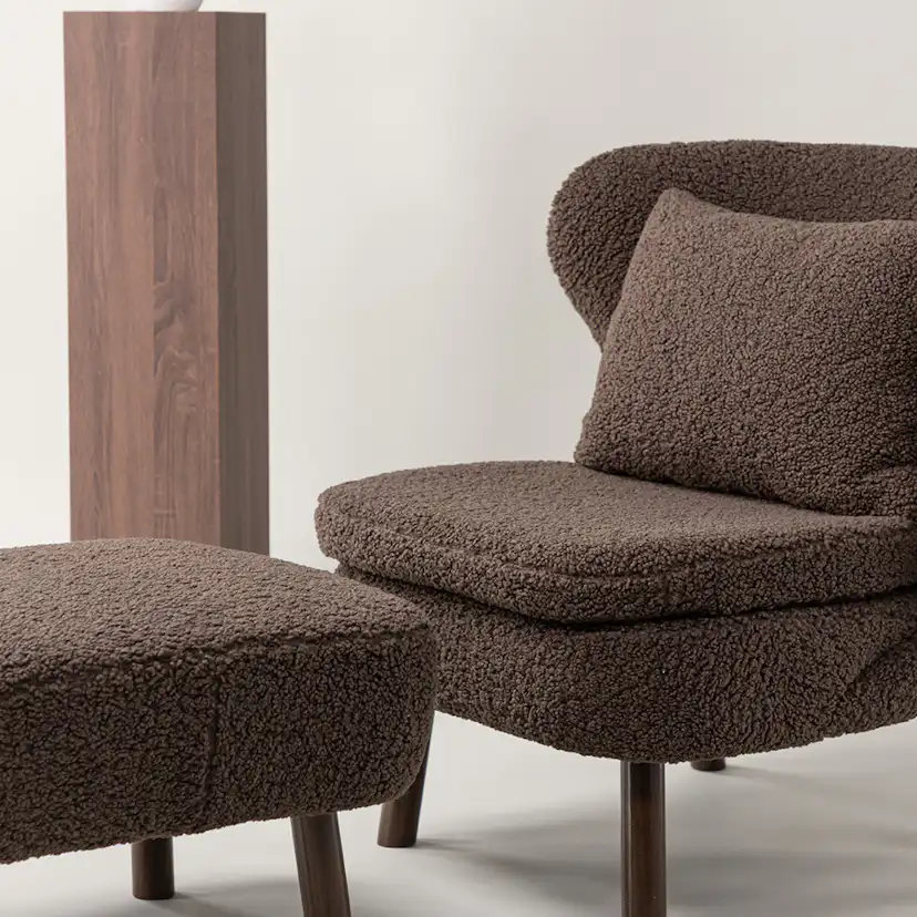 Fåtölj Vind Ryxö med Fotpall