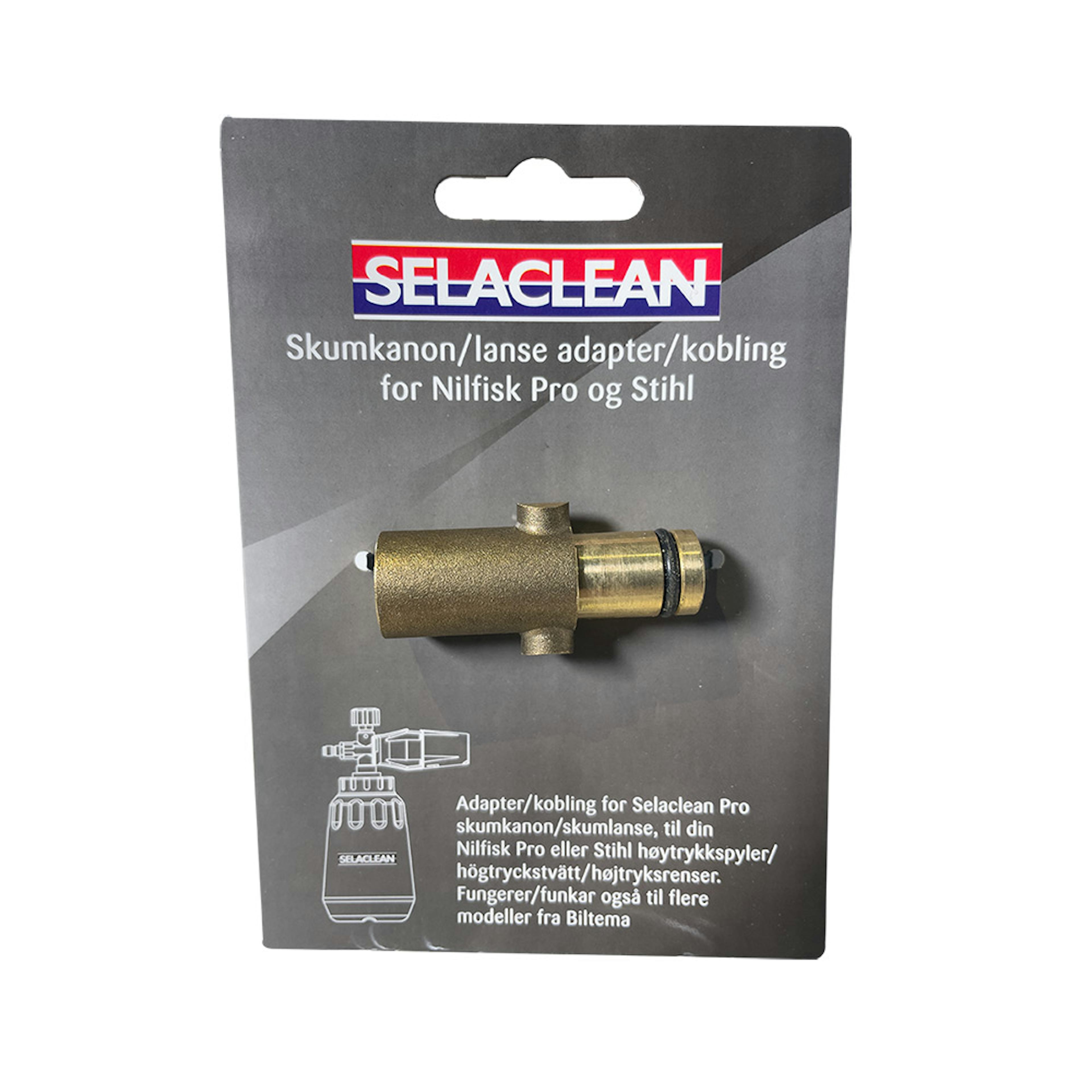 Högtryckskoppling Selaclean För Nilfisk Proffs/Stihl 1/4 tum inv