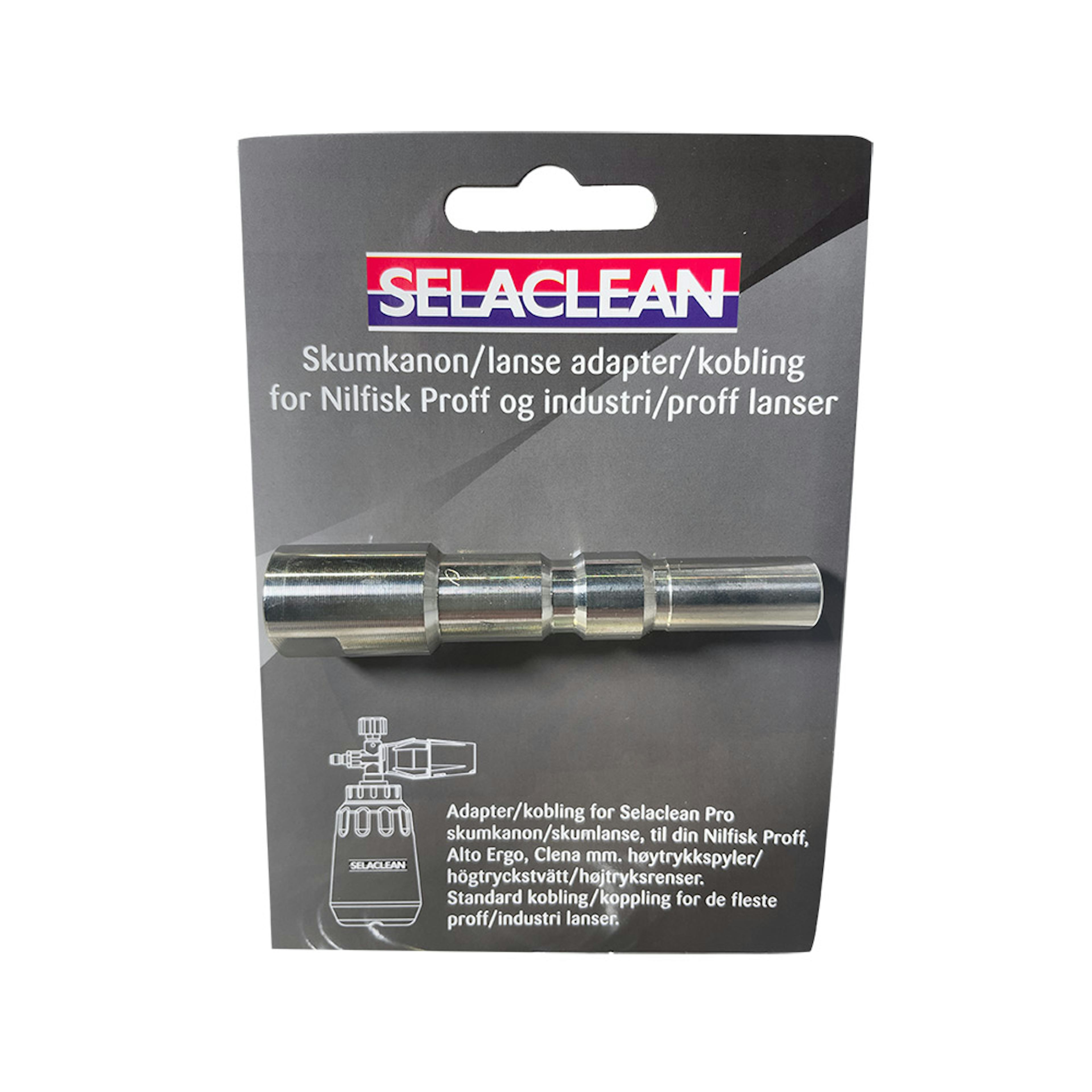 Högtryckskoppling Selaclean För Nilfisk Proffs & Industri/Proff-lansar Okq8 Tvätthall 1/4 tum inv