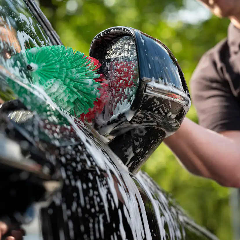 Handborste Vikan Fälgborste Stor Mjuk Ø105 mm 425 mm