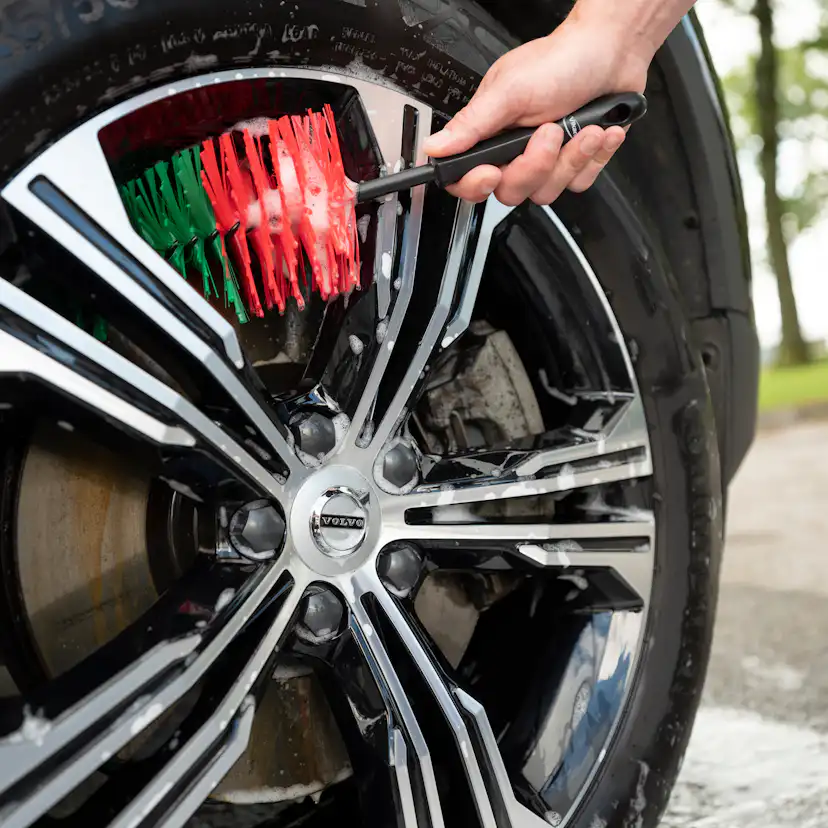 Handborste Vikan Fälgborste Stor Mjuk Ø105 mm 425 mm