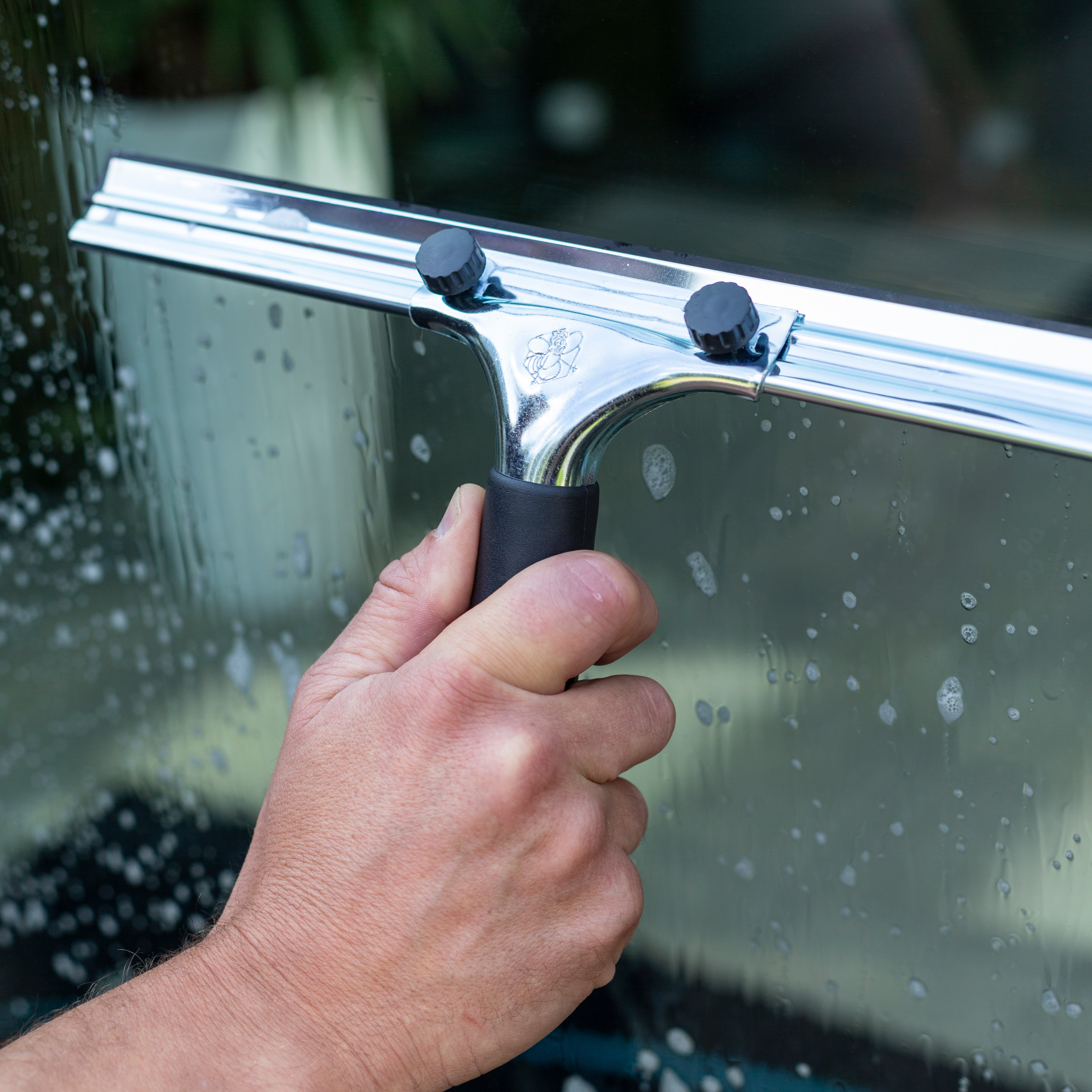 Fönsterskrapa Vikan m/Syntetiskt Gummi Grå