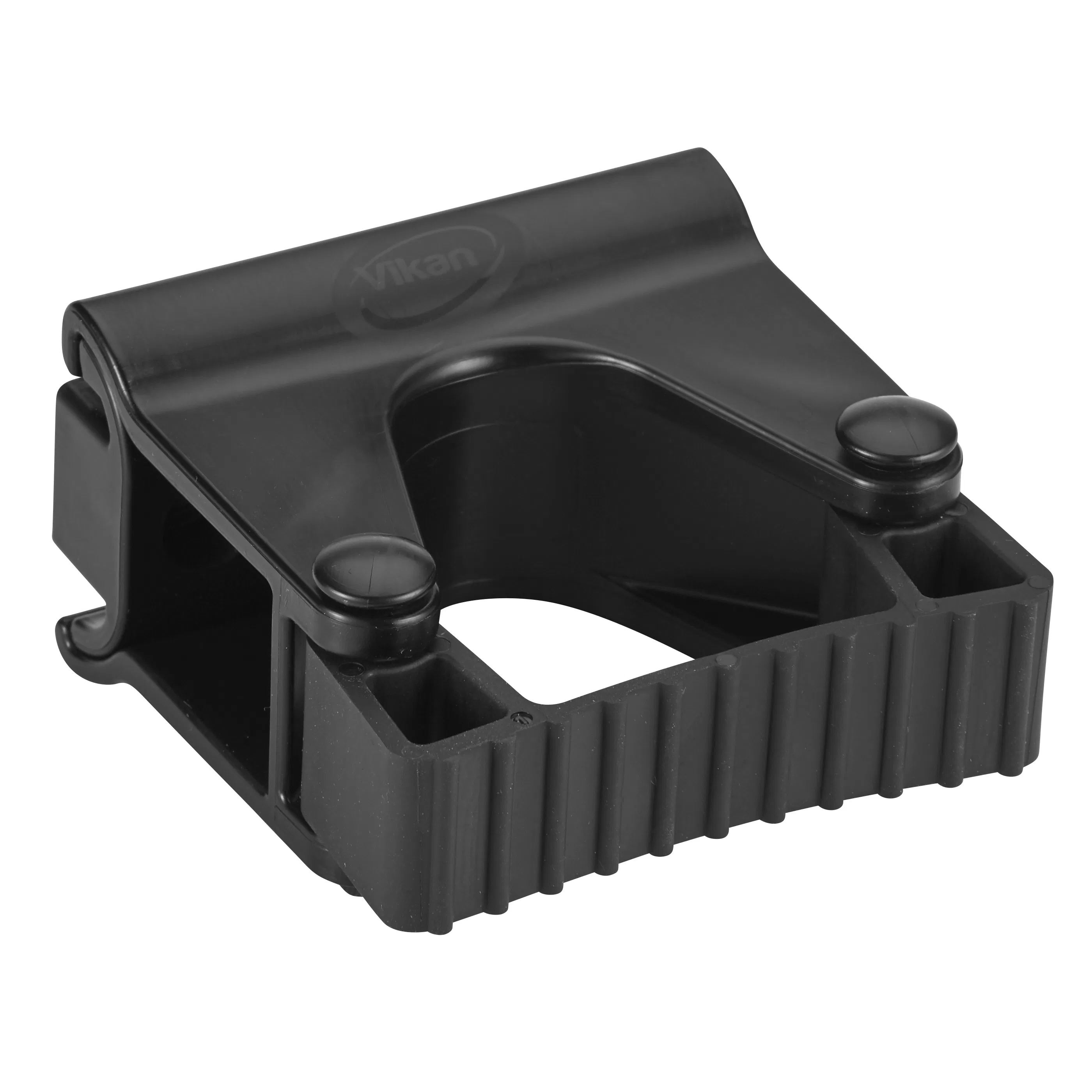 Gummibandshållare Vikan Väggupphäng Gummi Singelmodul Svart 82 mm