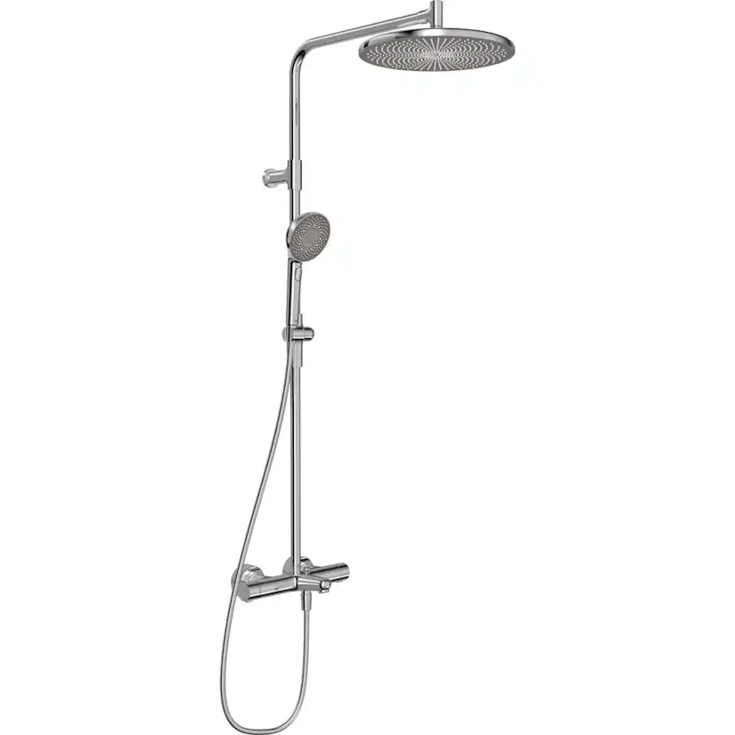 Takduschset Oras Aurelia Round med Badkarsblandare 150 cc