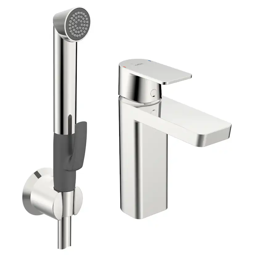 Tvättställsblandare Oras Stela 4806F XL med Bidetta Handdusch