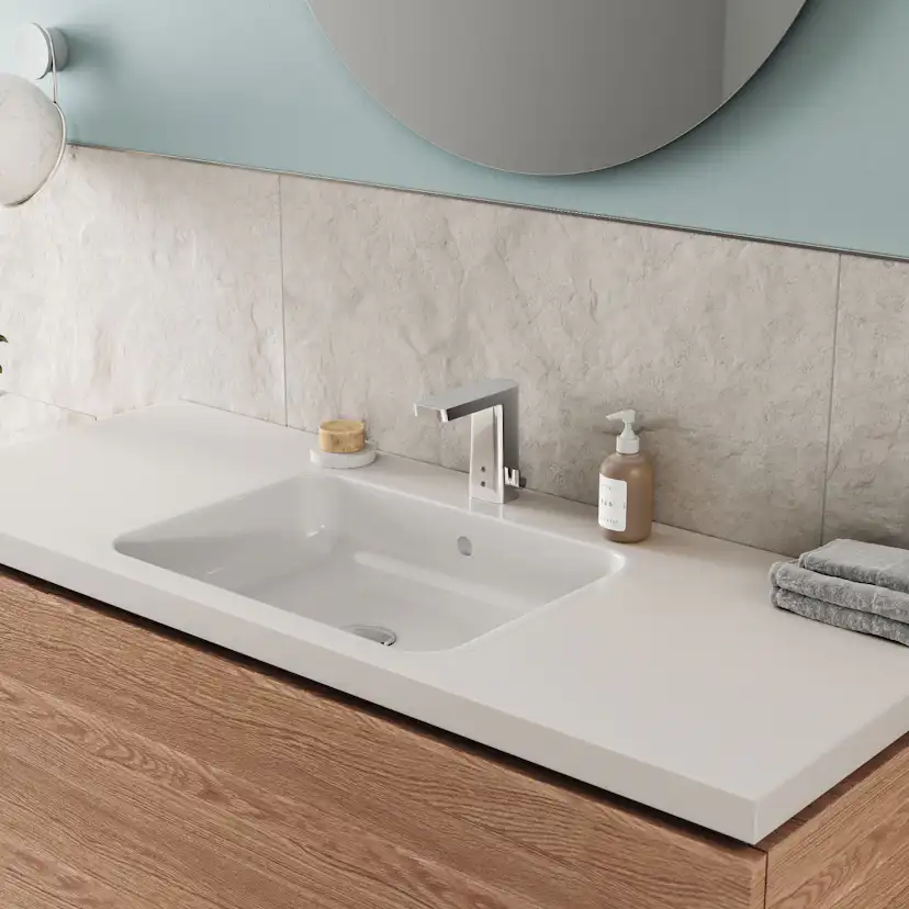 Tvättställsblandare Oras Stela 4814FZ med Bluetooth Beröringsfri Batteridrift