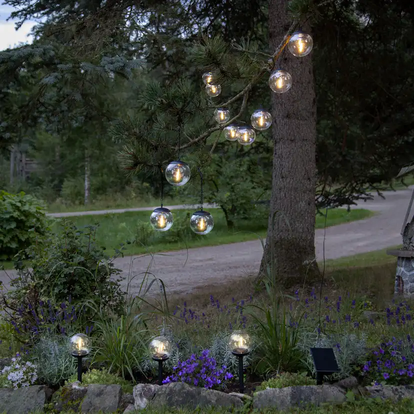 SolcellsLjusslinga Star Trading Globe 8L