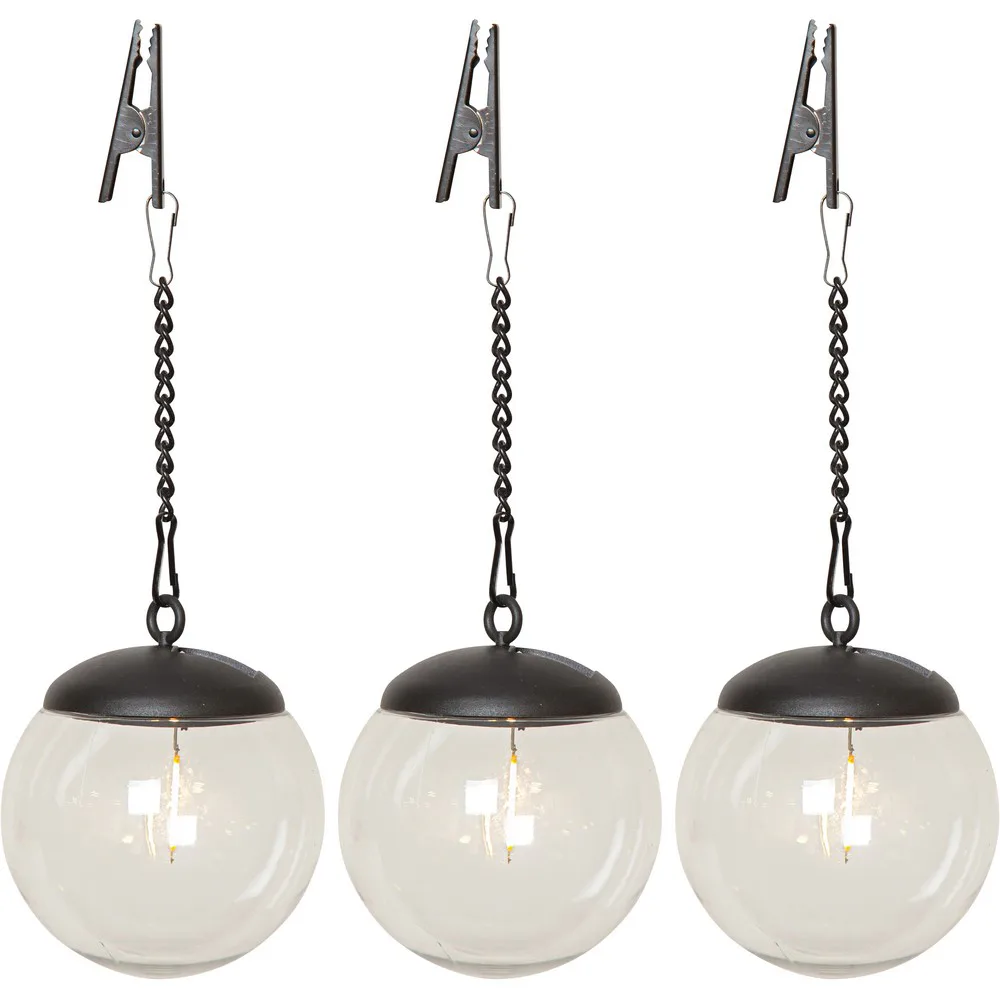 Solcellsdekoration Star Trading 3p Solc Dek GlobeHäng