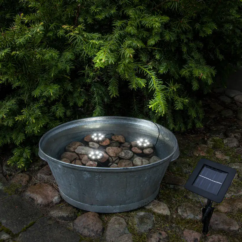 Solcellsdekoration Star Trading Vatten Belysning