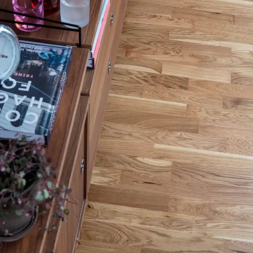 Parkettgolv Nordic Floor Ek Natur Mattlack 3-Stav