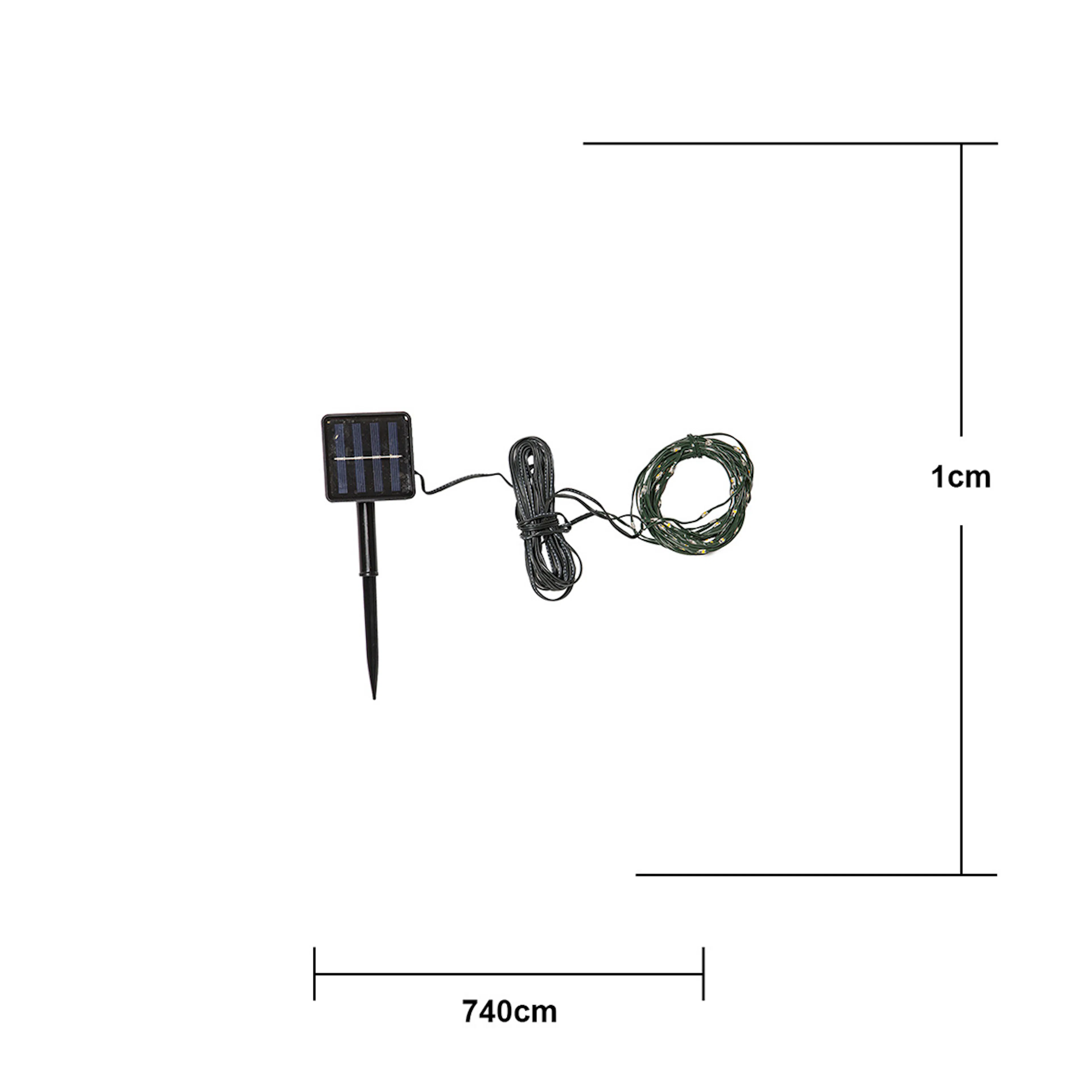 Solcell Ljusslinga Star Trading Dew Drop Micro 100st Mikro LED